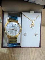 Kit Rel.champion CN25627W FEMININO- Dourado