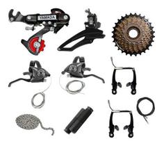 Kit Relação 21 Marchas Bicicleta V-brake Rapid Yamada Bike