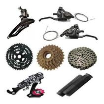 Kit Relação 21 Marchas Bike Aro 24 E 26 Resistente