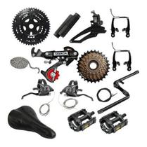 Kit Relação 21v Bicicleta Rapid Fire + Freio Pedive Completo Kit Relação 21v Bicicleta Rapid Fire + Freio Pedive Completo