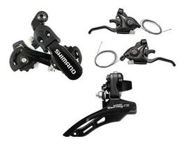 Kit Relação Bike Transmissão Shimano + Alavanca Gts/yamada Kit Relação Bike Transmissão Shimano + Alavanca Gts/yamada