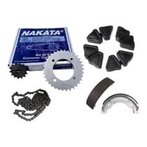 Kit Relação Biz 125 125i 2005 A 2024 Nakata + Lona + Bucha