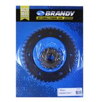 Kit Relação BMW F800 GS (10.5mm) 2008 até 2016 Brandy - Sem Corrente