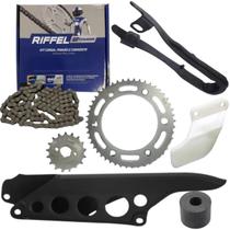 Kit Relação Bros 150 03 Á 15 Relação, Capa Corrente, Guia Kit Relação Bros 150 03 Á 15 Relação, Capa Corrente, Guia