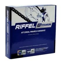 Kit Relação Bros 150 Riffel Transmissão Nxr 150 Aço 1045 - 71884