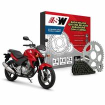 Kit Relação Cb 300 Cb300r 2009 a 2015 Aço 1045 SW Resistente Kit Relação Cb 300 Cb300r 2009 a 2015 Aço 1045 SW Resistente