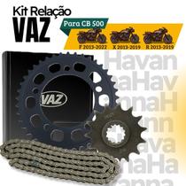 Kit Relação Cb 500x 2013 A 2019 Cb 500f 2013 A 2022 Com Retentor Original Vaz
