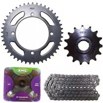 Kit Relação Cb300 Cb 300 Kmc Aço 1045 Sem Retentor