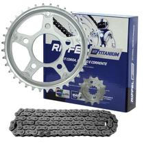 Kit Relação Cb300 Cb 300 Transmissão Riffel Aço 1045 Kit Relação Cb300 Cb 300 Transmissão Riffel Aço 1045