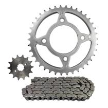 Kit Relação Cb300f Twister 2023 A 2025 Corrente Com Retentor Kit Relação Cb300f Twister 2023 A 2025 Corrente Com Retentor