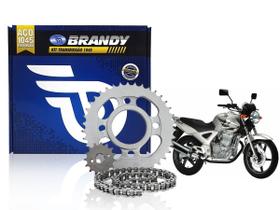 KIT Relação CBX 250 Twister 2001 a 2008 - AÇO 1045 Reforçada Brandy