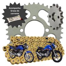 kit relação cg 150 cg titan 160 38x14 kit tração transmissão reduzida para competição kit força