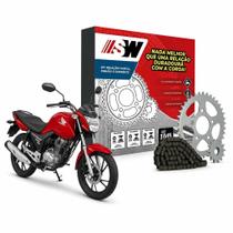 Kit Relação Cg Titan 160 Start Fan Cargo 2016/2026 Aço 1045 Kit Relação Cg Titan 160 Start Fan Cargo 2016/2026 Aço 1045