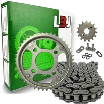 Kit Relação Cg Titan Fan 125 Ate 2008 Com Retentor Aço 1045 Kit Relação Cg Titan Fan 125 Ate 2008 Com Retentor Aço 1045