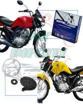 Kit Relação Cg125 Fan 125 2009 2010 2011 2012 2013 - Riffel Kit Relação Cg125 Fan 125 2009 2010 2011 2012 2013 - Riffel
