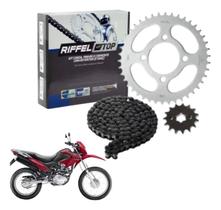 Kit Relação Com Retentor Nxr 150 Bros 2006 2007 2008 2009 2010 2011 2012 2013 2014 2015 ORIGINAL RIFFEL