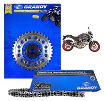 Kit Relação Completo 520x100L Moto Ducati 916 Monster S4 Z 2001 até 2003 _ Brandy Kit Relação Completo 520x100L Moto Ducati 916 Monster S4 Z 2001 até 2003 _ Brandy