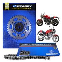 Kit Relação Completo 520x100L Para Moto Ducati Monster 900 _ Brandy Kit Relação Completo 520x100L Para Moto Ducati Monster 900 _ Brandy