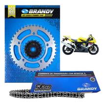 Kit Relação Completo 525x110L Suzuki Gs xr750 Srad 2004 até 2005 _ Brandy