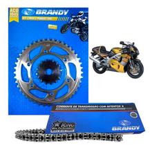 Kit Relação Completo 525x110L Suzuki Gsx r750 Srad 1998 até 1999 _ Brandy Kit Relação Completo 525x110L Suzuki Gsx r750 Srad 1998 até 1999 _ Brandy