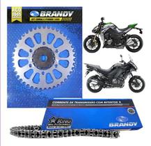 Kit Relação Completo 525x112L Moto Kawasaki KLZ 1000 Versys _ Brandy Kit Relação Completo 525x112L Moto Kawasaki KLZ 1000 Versys _ Brandy