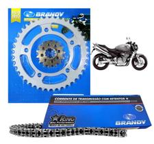 Kit Relação Completo 525x120L Honda CB600F Hornet 1997 Até 2007 _ Brandy