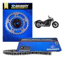 Kit Relação Completo 525x122L Moto Honda Vt 750c Shadow 1998 até 2007 _ Brandy