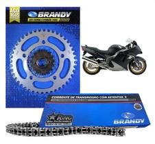 Kit Relação completo 530x110L Honda CBR 1100XX Blackbird 1997 até 2007 _ Brandy Kit Relação completo 530x110L Honda CBR 1100XX Blackbird 1997 até 2007 _ Brandy