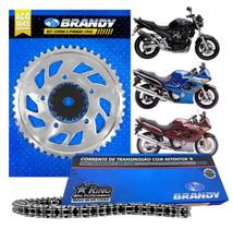 Kit Relação Completo 530x118L Suzuki Gsf 650 Bandit 2005 até 2006 _ Brandy Kit Relação Completo 530x118L Suzuki Gsf 650 Bandit 2005 até 2006 _ Brandy