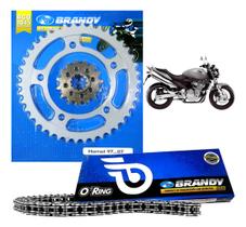 Kit Relação Completo Brandy Para Moto - Honda Cb 600f Hornet 97 Até 07 - 525x120