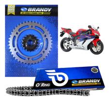 Kit Relação Completo Brandy Para Moto - Honda Cbr1000 Fireblade 2004 Até 2005 - Corrente 530x114