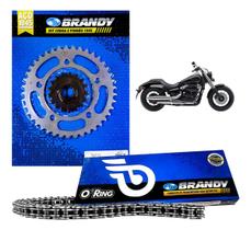 Kit Relação Completo Brandy Para Moto Honda Vt 750c Shadow 98 Até 07 - 525x122