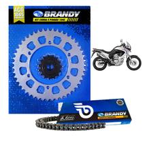 Kit Relação Completo Brandy - Para Moto Honda Xlv 700 Transalp 08 A 13 525x118
