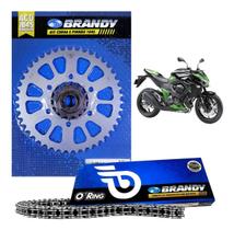 Kit Relação Completo Brandy Para Moto Kawasaki Z800 13 Até 16 -Corrente 520x114