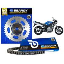 Kit Relação Completo Brandy - Para Moto Suzuki Gs 500 - 520x112