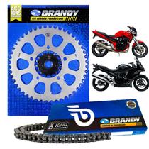 Kit Relação Completo Brandy Para Moto - Suzuki Gsf 650 Bandit 2007 Até 2015 - Corrente 525x118l