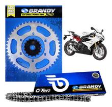 Kit Relação Completo Brandy Para Moto Triumph Daytona 675 - Corrente 525x120