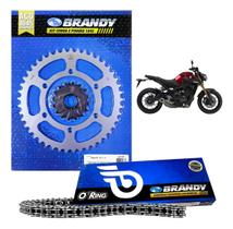 Kit Relação Completo Brandy Para Moto - Yamaha Mt-09 2014 Até 2016 - Corrente 525x114L X-Ring