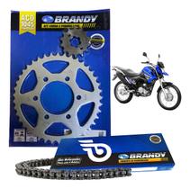 Kit Relação Completo Brandy - Para Moto Yamaha Xtz 150 Crosser - Corrente 428x122