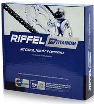 Kit Relação Coroa Pinhão Corrente Honda Pop 100 2007 A 2015
