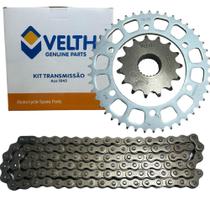 Kit Relação Corrente Coroa e Pinhão Fazer 250 06/17 Velth Kit Relação Corrente Coroa e Pinhão Fazer 250 06/17 Velth
