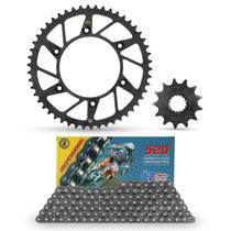 Kit Relação Corrente Cz S/ Retentor Durag Ktm Husqvarna GasGas 250/300/350/450