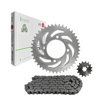 Kit Relação Crypton 115 2012 A 2016 Sem Retentor Aço 1045 Kit Relação Crypton 115 2012 A 2016 Sem Retentor Aço 1045