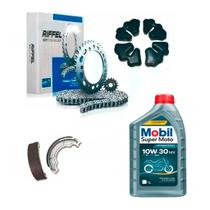 Kit Relaçao Da honda biz 125 Oleo 10w30 E Bucha Coroa Patim