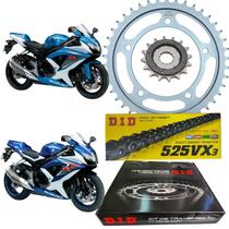 KIT RELAÇÃO DID PREMIUM SUZUKI GSX-R750 SRAD (2006-2013) -45/17T - (525VX3-116ZB) 5 Furos