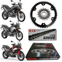 Kit relação did triumph tiger 900 / tiger 900 gt / tiger 900 rally (20202023) coroa 50d pinhão 16d 520 / 122 elos Kit relação did triumph tiger 900 / tiger 900 gt / tiger 900 rally (20202023) coroa 50d pinhão 16d 520 / 122 elos