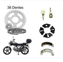 Kit Relação Esticadores Sapata Freio E Coxim Dafra Super 50 Kit Relação Esticadores Sapata Freio E Coxim Dafra Super 50