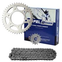 Kit Relação Fazer 150 Aço 1045 Riffel sem retentor