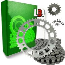 Kit Relação Fazer 250 2006 A 2017 Com Retentor Aço 1045 Kit Relação Fazer 250 2006 A 2017 Com Retentor Aço 1045