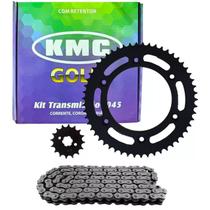 Kit Relação Fazer 250 Sem Retentor Aço 1045 Completa Kmc Kit Relação Fazer 250 Sem Retentor Aço 1045 Completa Kmc